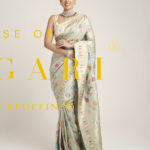 Handloom Meenakari Silk Saree