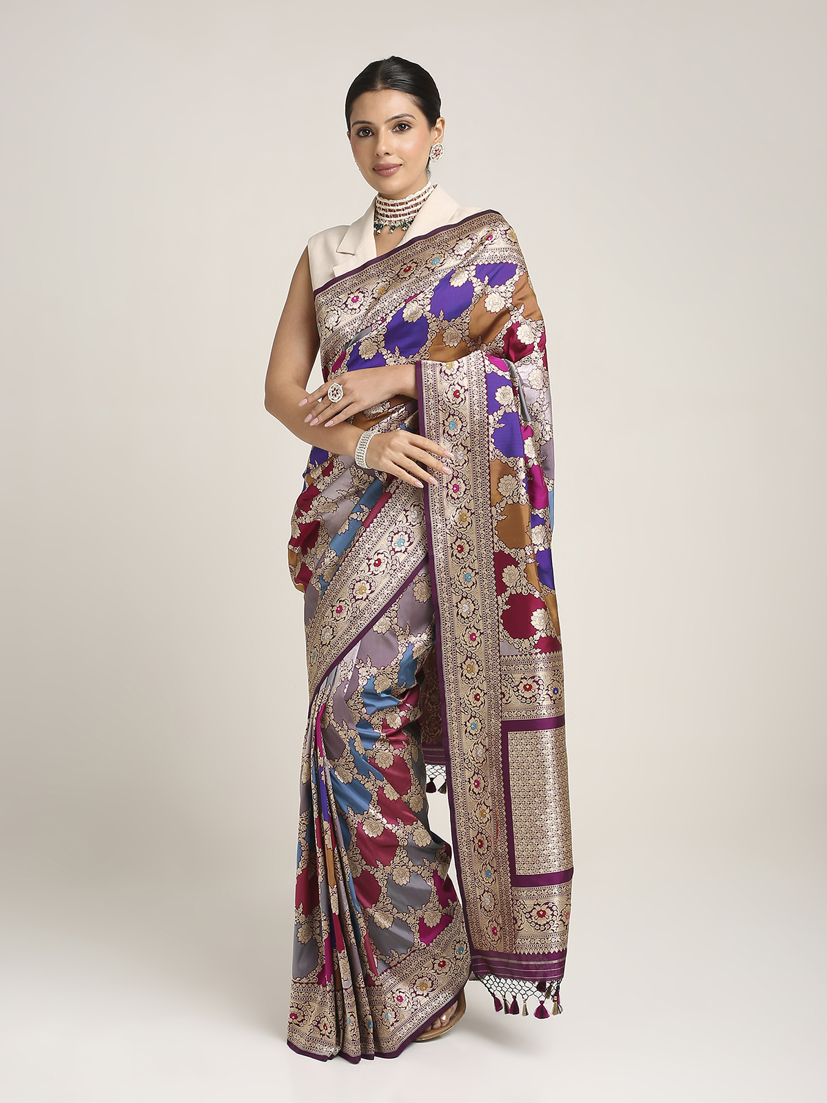 MTL18548 Rangkart Pure Handloom katan Silk - Image 1