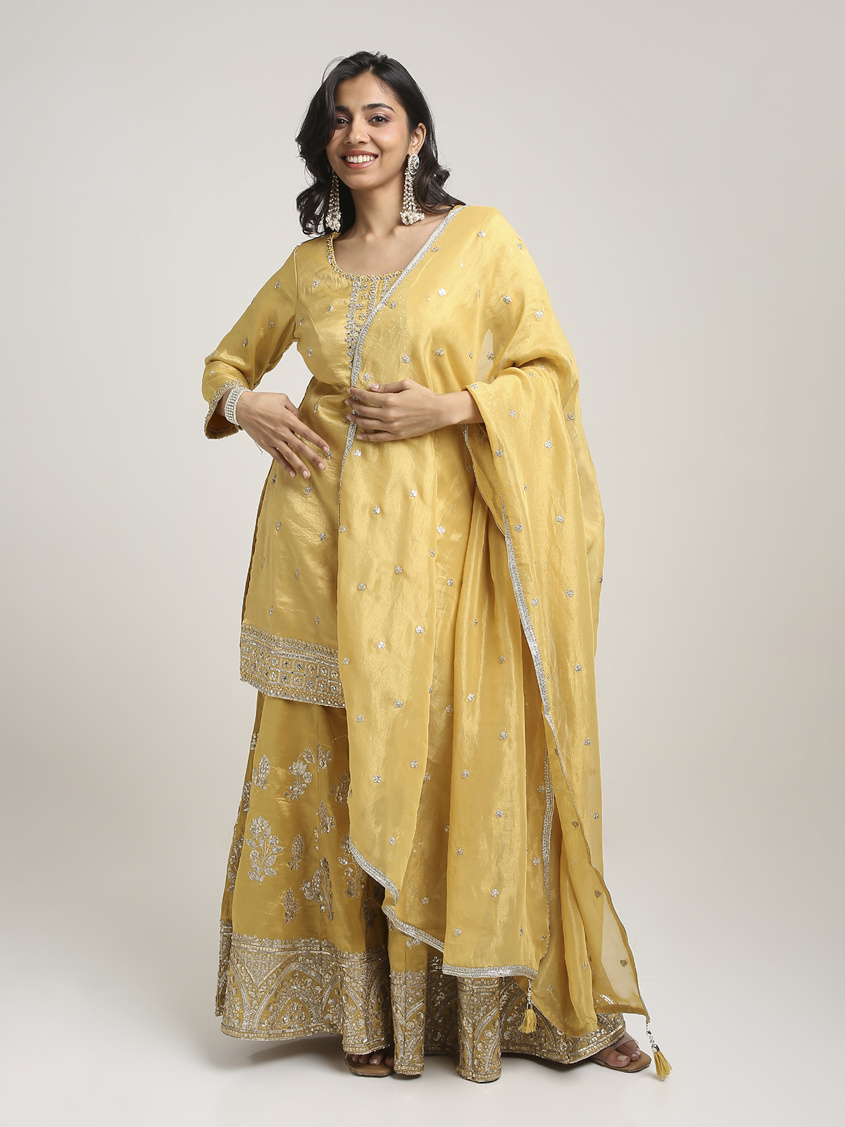 THK25105 Yellow Garara Set - Image 1