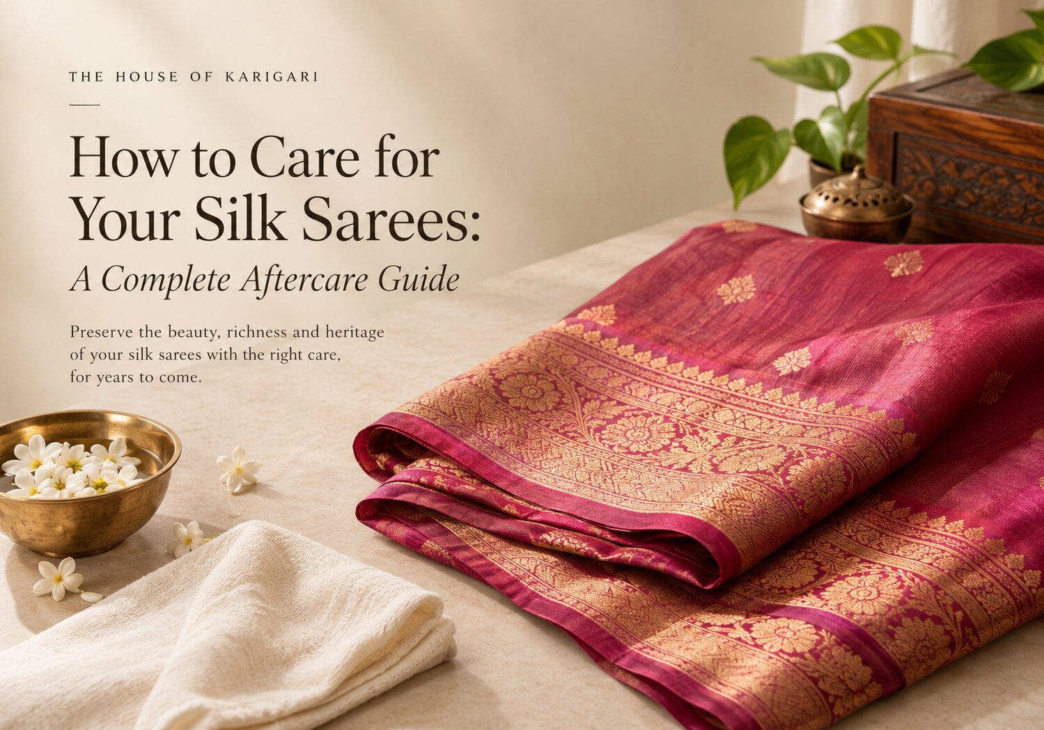 How to Care for Your Silk Sarees: A Complete Aftercare Guide